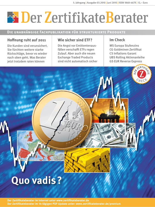 Titelbild Zertifikateberater | Juni 2010