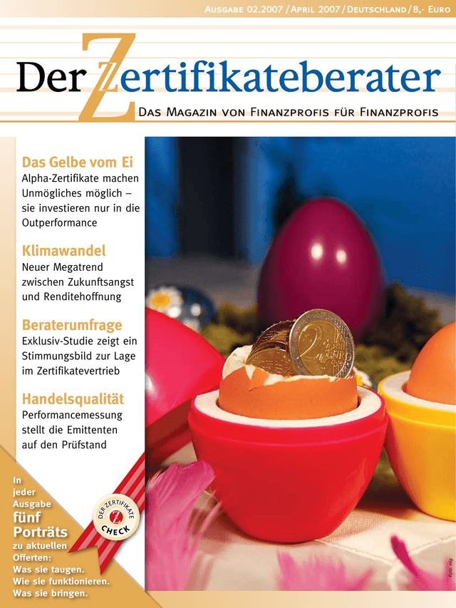 Titelbild Zertifikateberater | April 2007