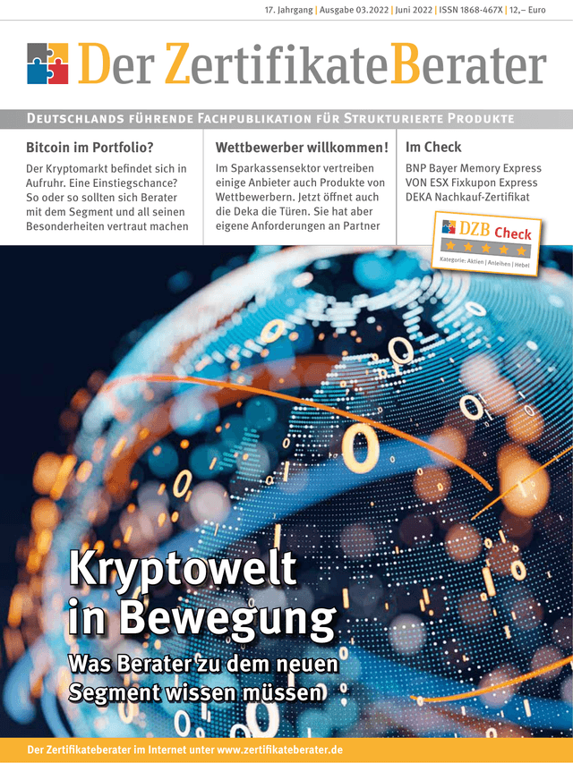 Titelbild Zertifikateberater | Juni 2022