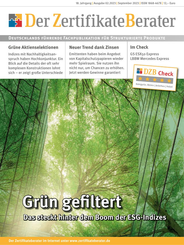 Titelbild Zertifikateberater | Sept. 2023