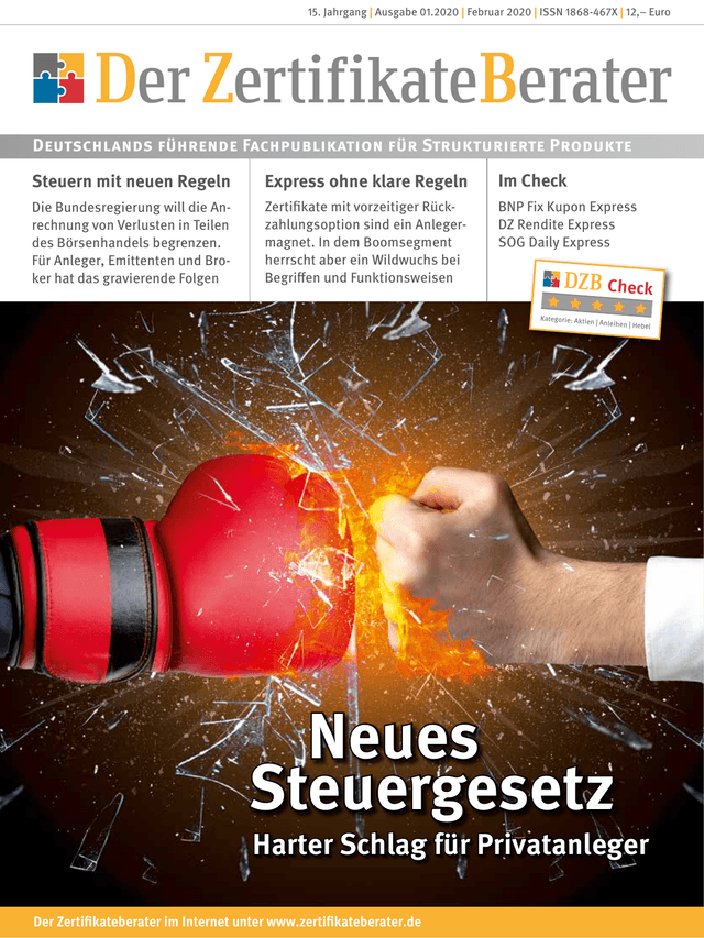 Titelbild Zertifikateberater | Feb. 2020