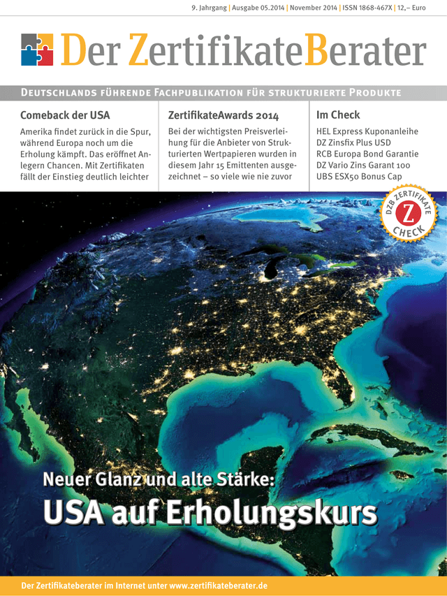 Titelbild Zertifikateberater | Nov. 2014