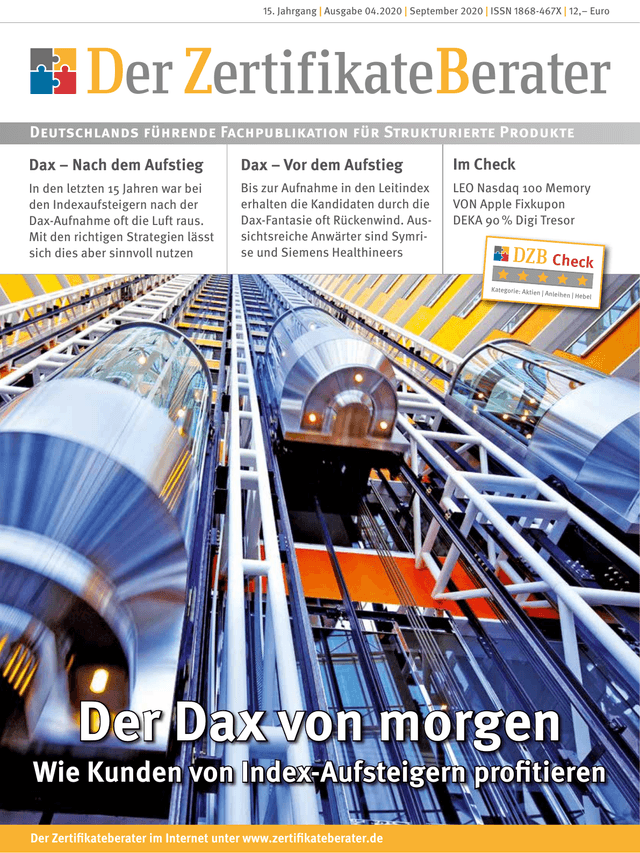 Titelbild Zertifikateberater | Sept. 2020