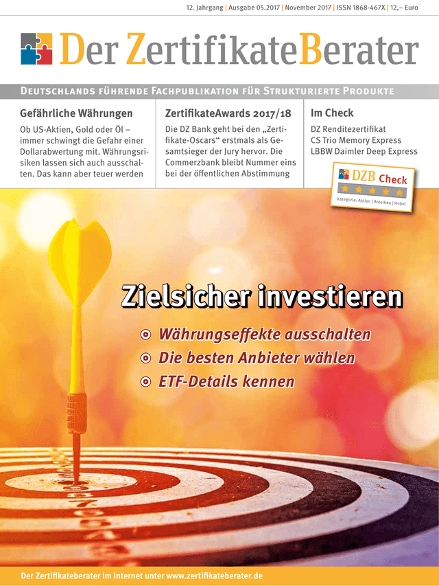 Titelbild Zertifikateberater | Nov. 2017