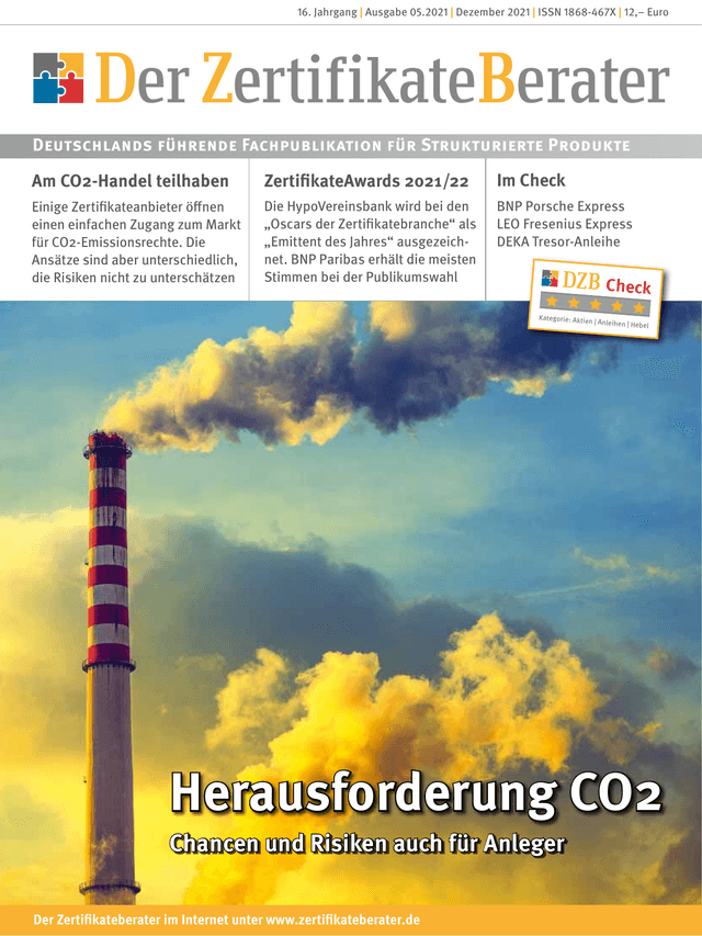 Titelbild Zertifikateberater | Dez. 2021