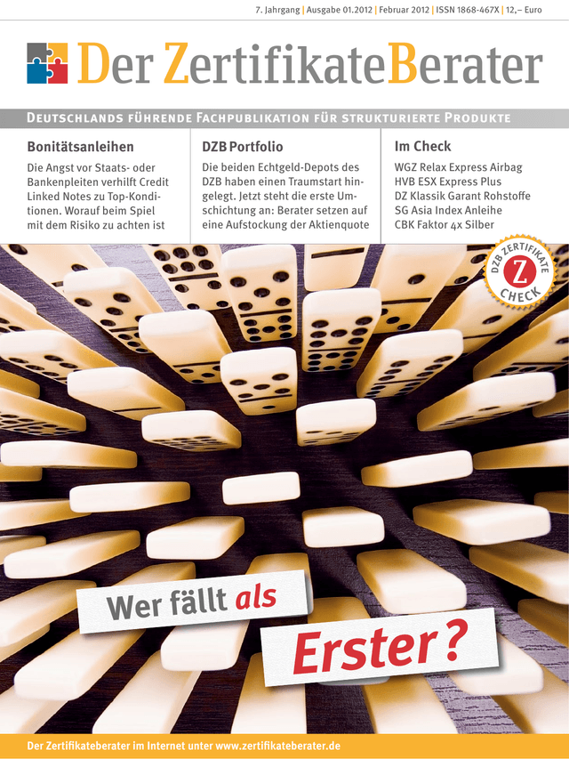 Titelbild Zertifikateberater | Feb. 2012