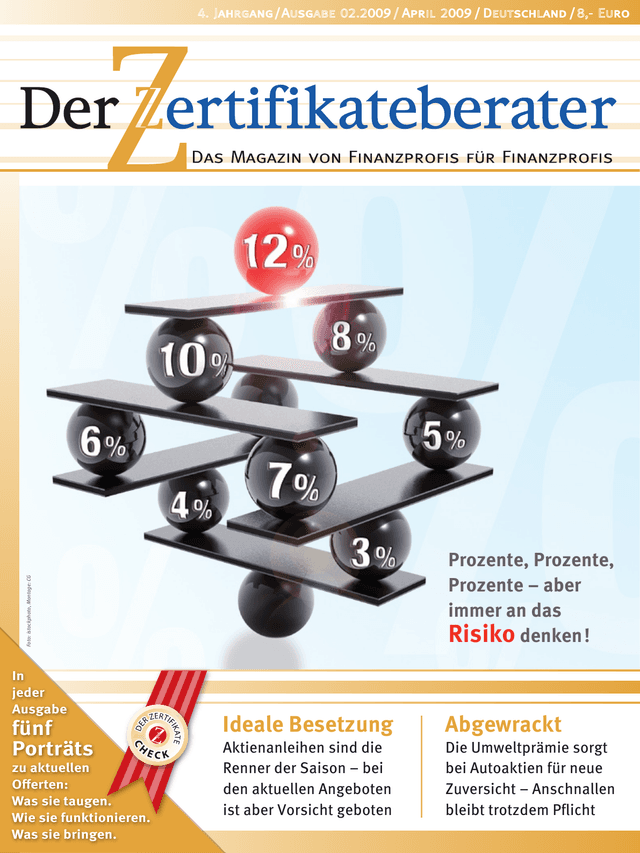 Titelbild Zertifikateberater | April 2009