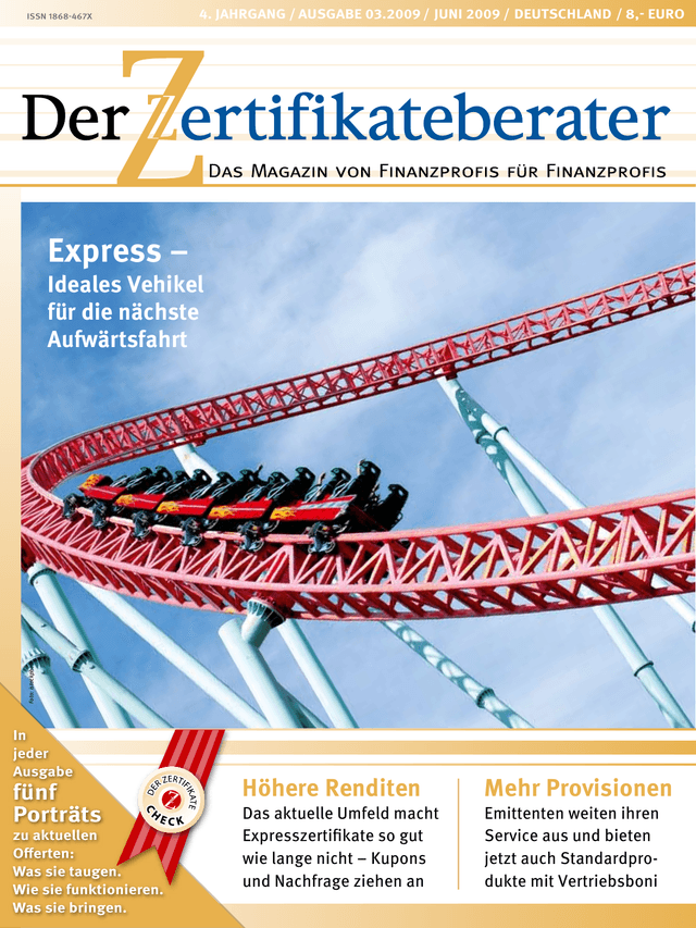 Titelbild Zertifikateberater | Juni 2009