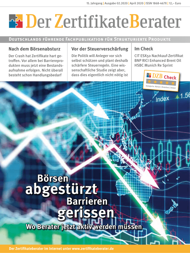 Titelbild Zertifikateberater | April 2020
