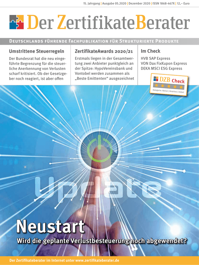 Titelbild Zertifikateberater | Dez. 2020