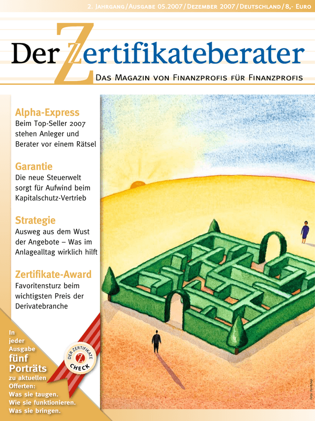 Titelbild Zertifikateberater | Dez. 2007