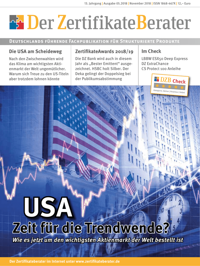 Titelbild Zertifikateberater | Nov. 2018