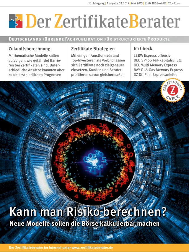 Titelbild Zertifikateberater | Mai 2015