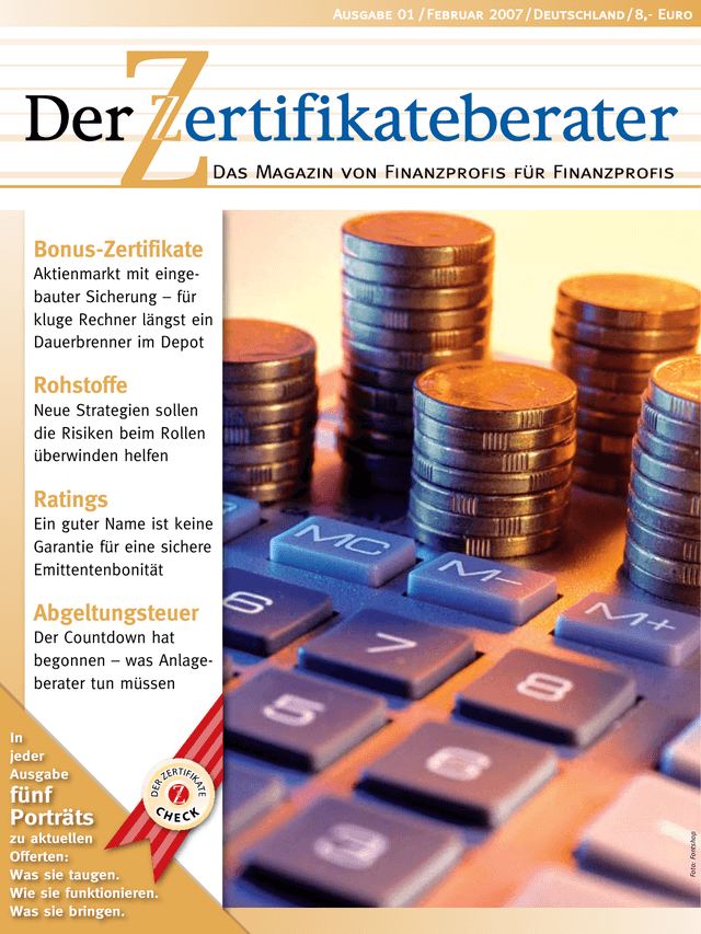 Titelbild Zertifikateberater | Feb. 2007