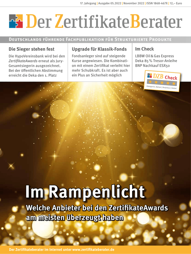 Titelbild Zertifikateberater | Nov. 2022