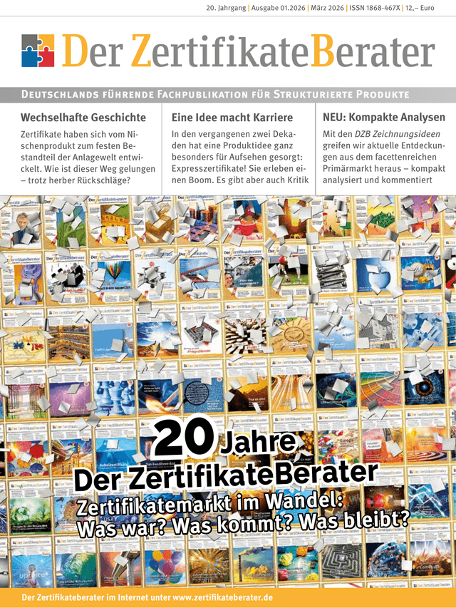 Titelbild Zertifikateberater | März 2026