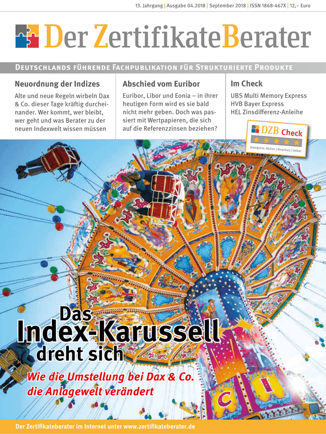 Titelbild Zertifikateberater | Sept. 2018